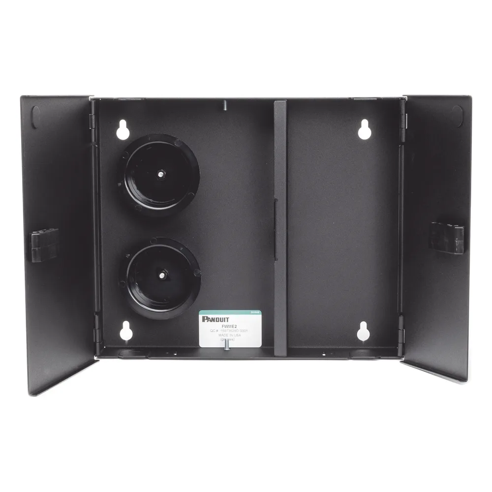 Caja de Conexión de Fibra Óptica, Para Montaje en Pared, Acepta 2 Placas FAP o FMP, Hasta 48 Fibras, Color Negro – vista 4