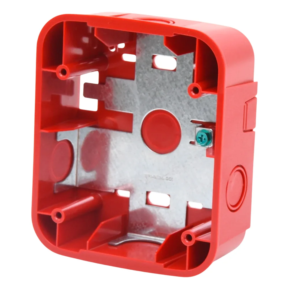 Caja de Montaje en Pared, para Sirena, Color Rojo, Nuevo Diseño Moderno y Elegante – vista 4