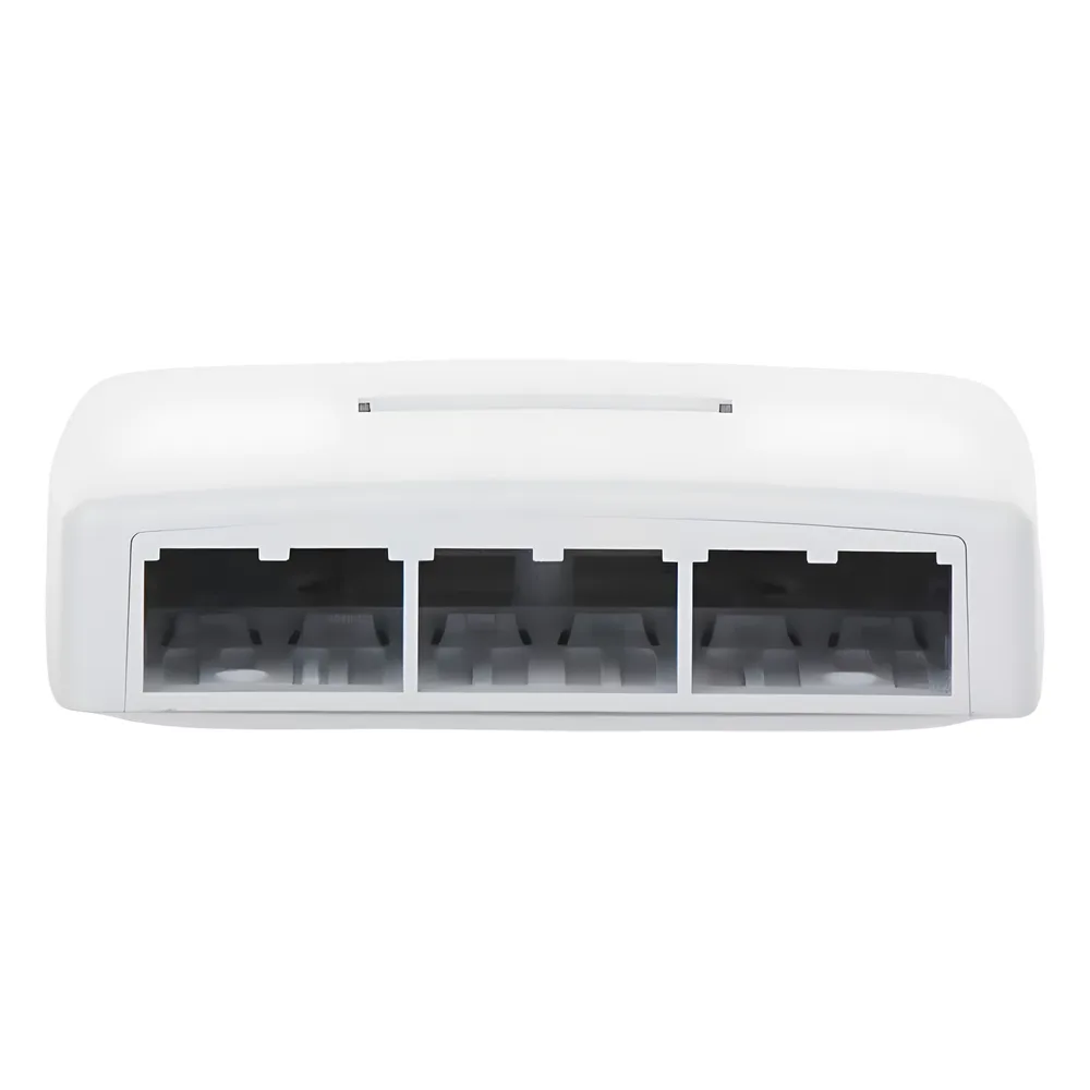 Caja de Montaje en Superficie, Para 6 Módulos Mini-Com, Color Blanco – vista 5
