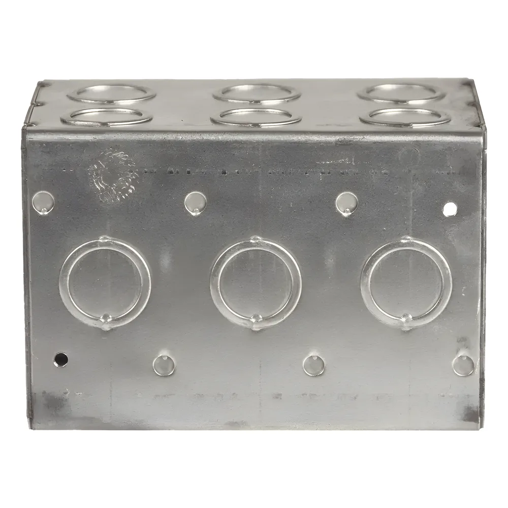 Caja Multigang de 3 Gangs/ Profundidad de 3-1/2 Pulgadas (8.89 cm)/ 19 Entradas de 1/2 - 3/4 Pulgadas (1.27 - 1.91 cm) – vista 3