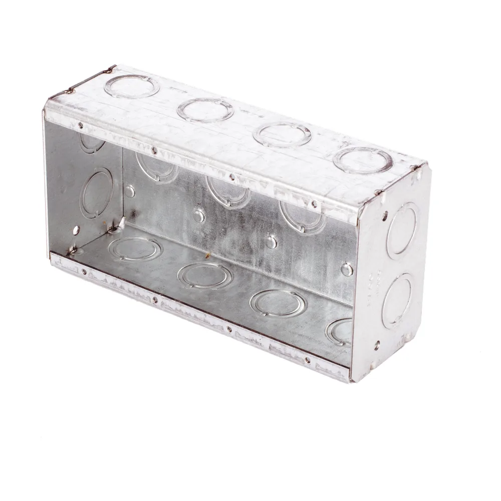 Caja Multigang de 4 Gangs,/ Profundidad de 2-1/2"/ 20 TKO (1/2"- 3/4").