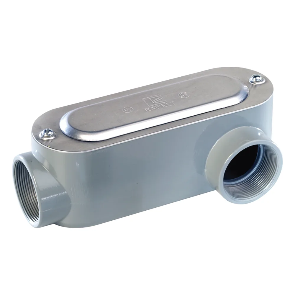 Caja Oval Roscada tipo LL de 3/4" (19.05 mm) / Incluye tapa y tornillos.