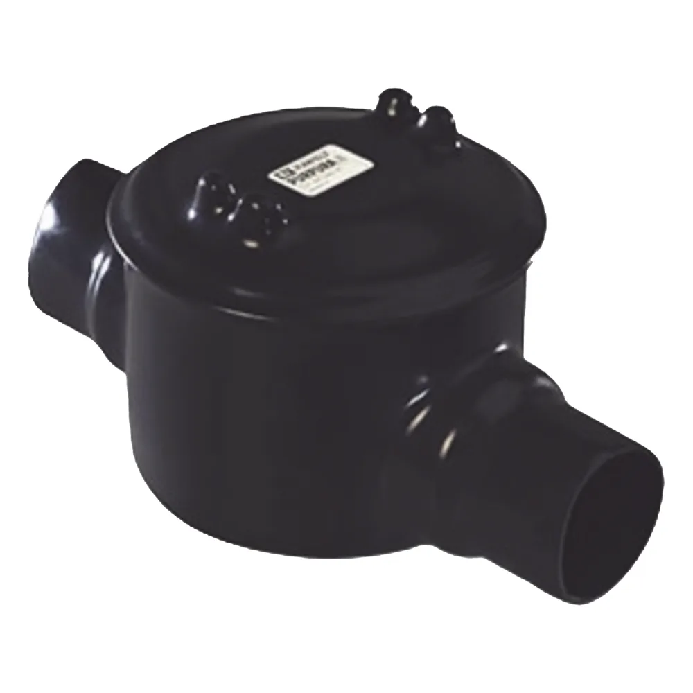 Caja para Áreas Peligrosas con Tapa Tipo GRC de 3/4" (19 mm) con Recubrimiento de PVC e Interior de Uretano.