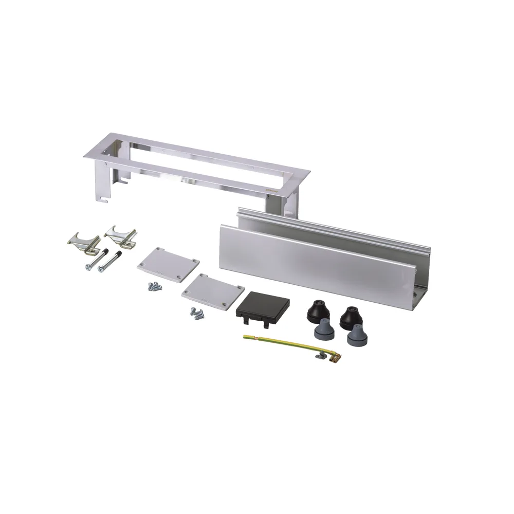 Caja Para Instalación en Escritorio para Voz, Datos o Contactos Eléctricos / Capacidad para 4 Módulos / Salida de Cables Posterior / Los Módulos se Adquieren Aparte / (KFC134/14CY) – vista 2