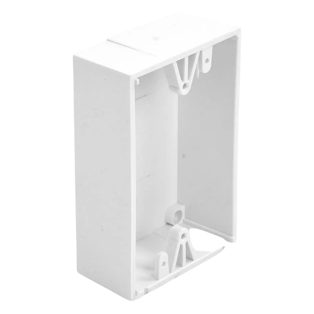 Caja trasera de montaje color blanco para Estaciones de Parada STOPPER – vista 3