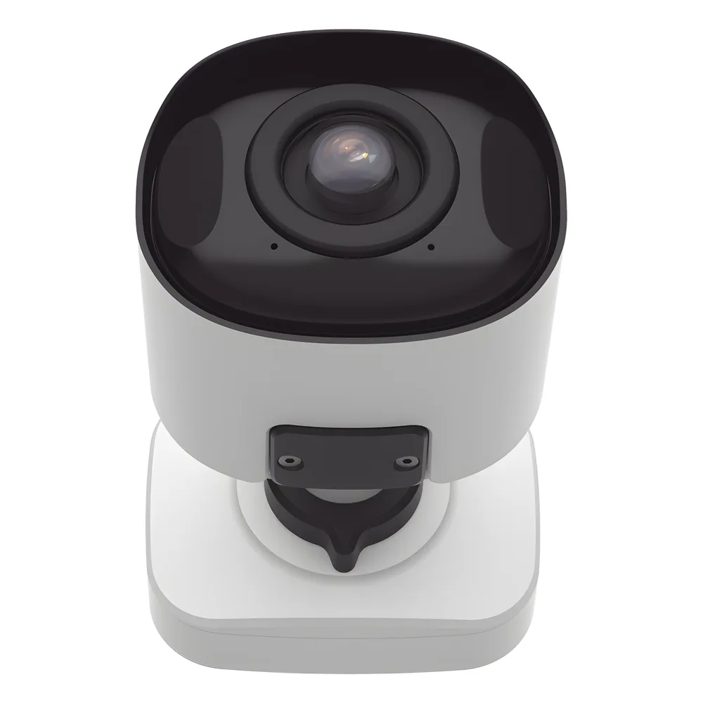 Cámara Bullet de Red Mini Panorámica 180° AI / 4K / Super WDR 120dB / Micrófono Integrado / IP67-IK10 / Soporte PoE / Almacenamiento 1TB / Analítica IA VCA 8 Modos / ONVIF y VMS – vista 3