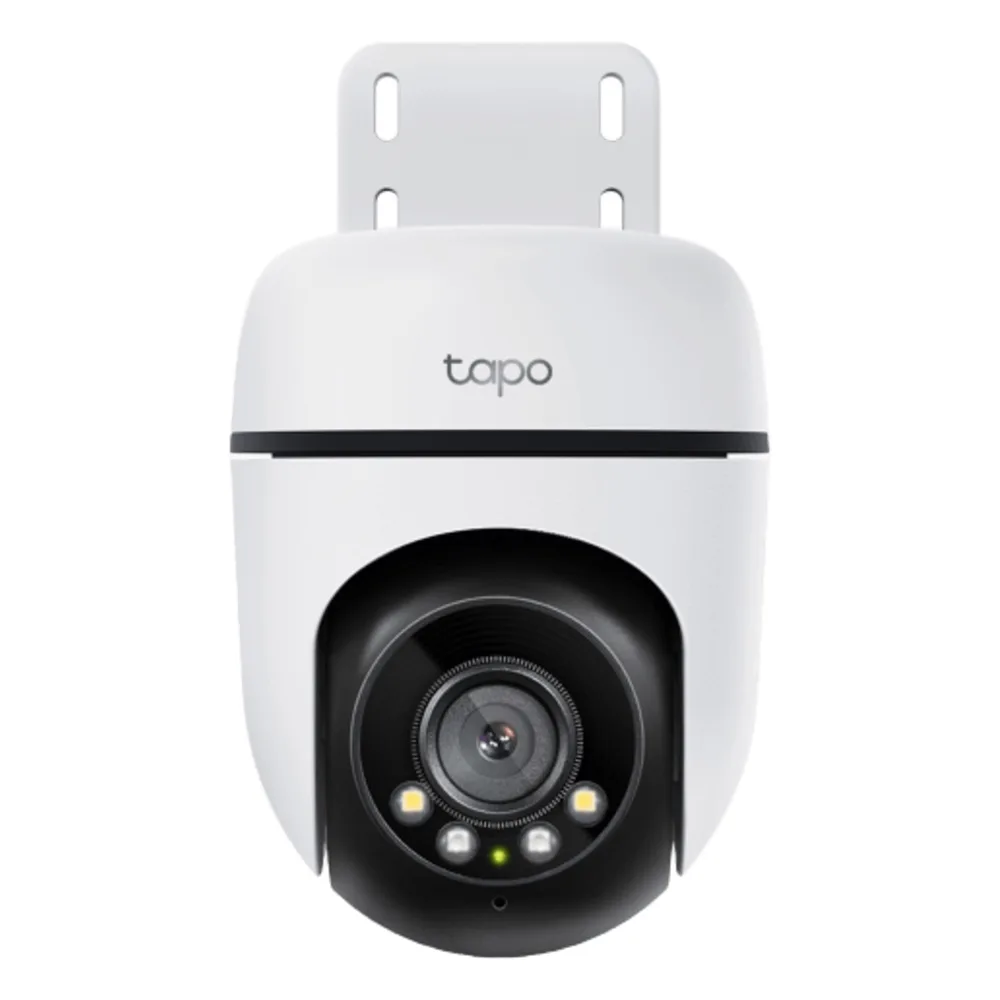 Cámara de Seguridad PTZ Exterior Wi-Fi / 2K 3 Megapixel (2304×1296) / 360° Panorámica Horizontal + 130° Vertical / Seguimiento Inteligente de Movimiento / Visión Nocturna a Color / IP65 / Compatible Alexa y Google Home