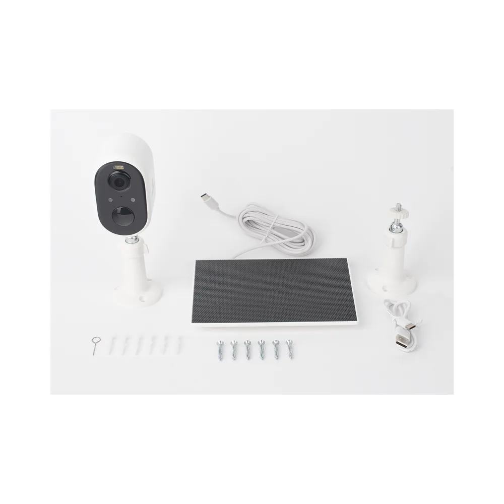 Cámara IP de Batería (Gran Angular) 3 Megapixel | WiFi | Audio Bidireccional | Batería Recargable 5200 mAh | IP65 |Exterior con Protección|  Estadísticas de Energía | Detección de Humanos | Incluye Panel So – vista 4