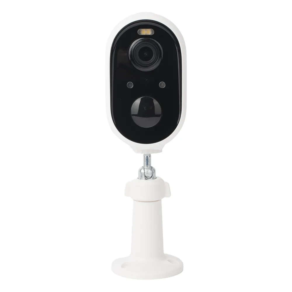 Cámara IP de Batería (Gran Angular) 3 Megapixel | WiFi | Audio Bidireccional | Batería Recargable 5200 mAh | IP65 |Exterior con Protección|  Estadísticas de Energía | Detección de Humanos | Incluye Panel So