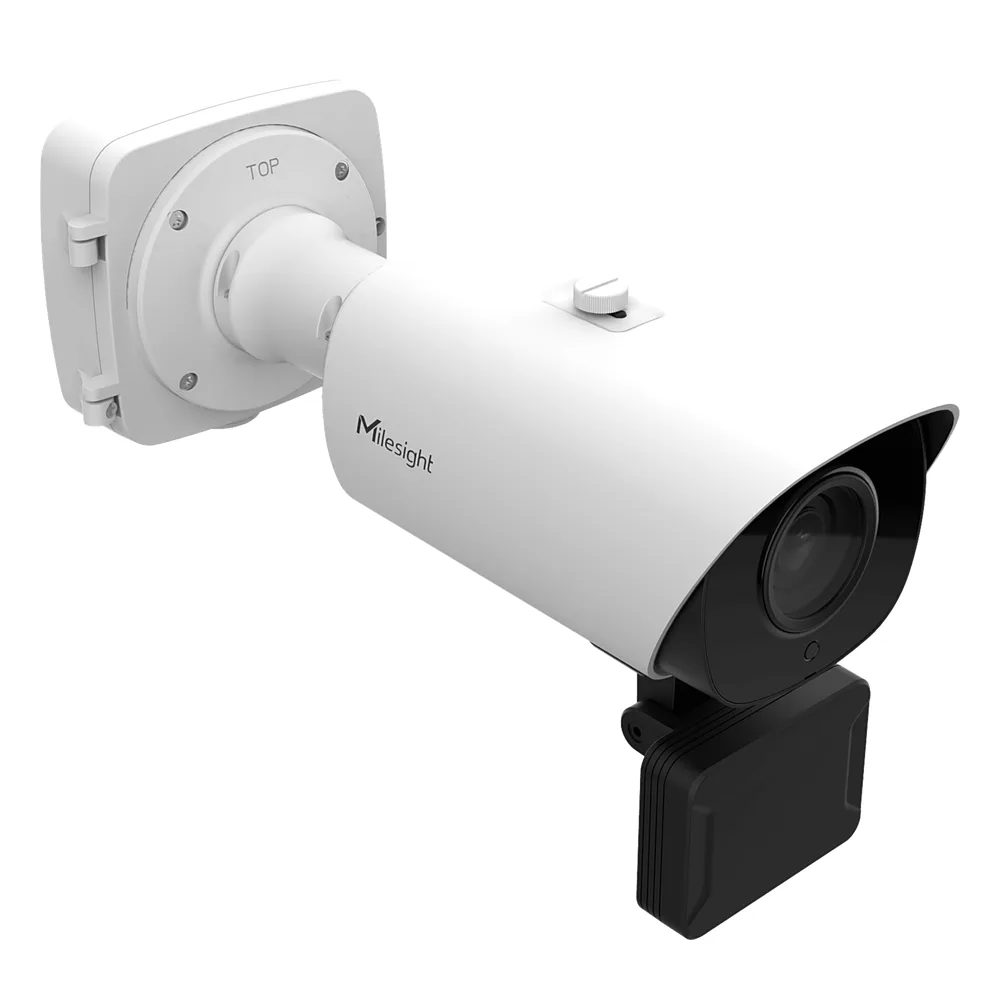 Cámara LPR 4MP / Sensor CMOS 1/1.8" / Zoom Óptico 4X 8-32mm / IR 50 mts (164 ft) / ANPR hasta 40 mts / Cobertura 2 carriles / IP67 IK10 / PoE+ / H.265 – vista 5