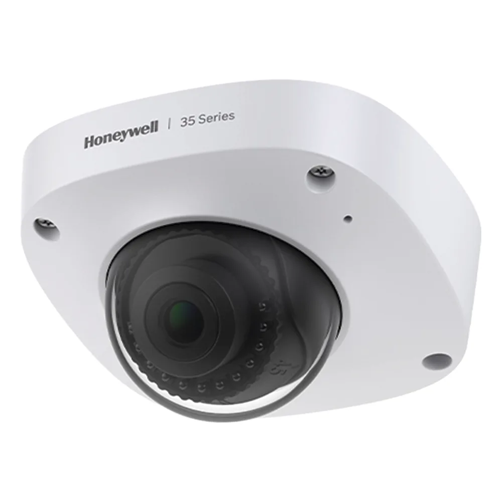 Cámara Mini Domo IP / 5 MP / Lente Fijo 2.8 mm / WDR 120 dB / IR 30 m / IP66 IP67 IK10 / PoE / NDAA