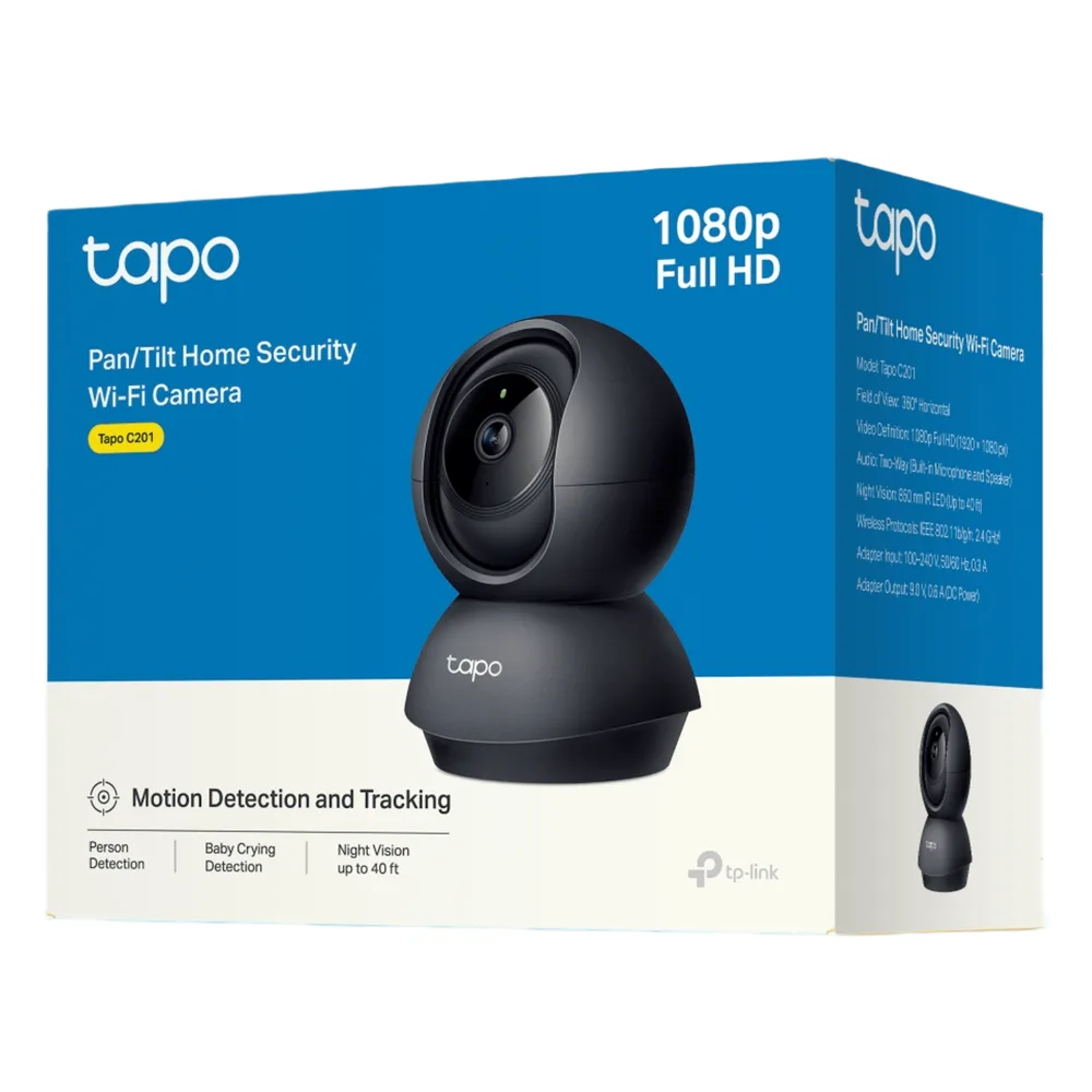Cámara PTZ Wi-Fi Hogar / 1080p Full HD / Visión Nocturna 12 m (39.4 ft) / Detección de Personas y Llanto de Bebé / Seguimiento Automático / Audio Bidireccional / Almacenamiento microSD hasta 512 GB / Compatible Alexa y G – vista 2