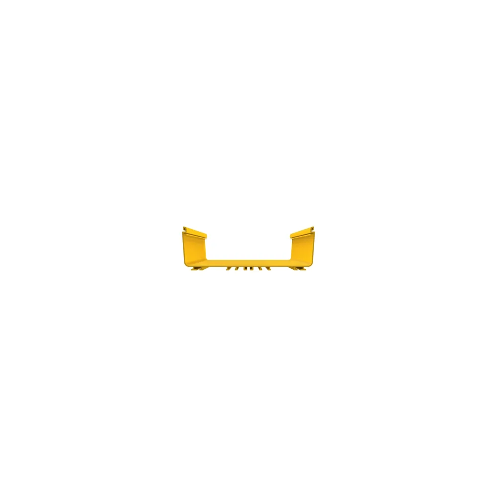 Canaleta FiberRunner™ 12X4, de PVC Rígido, Color Amarillo, 3 m. de Largo – vista 2