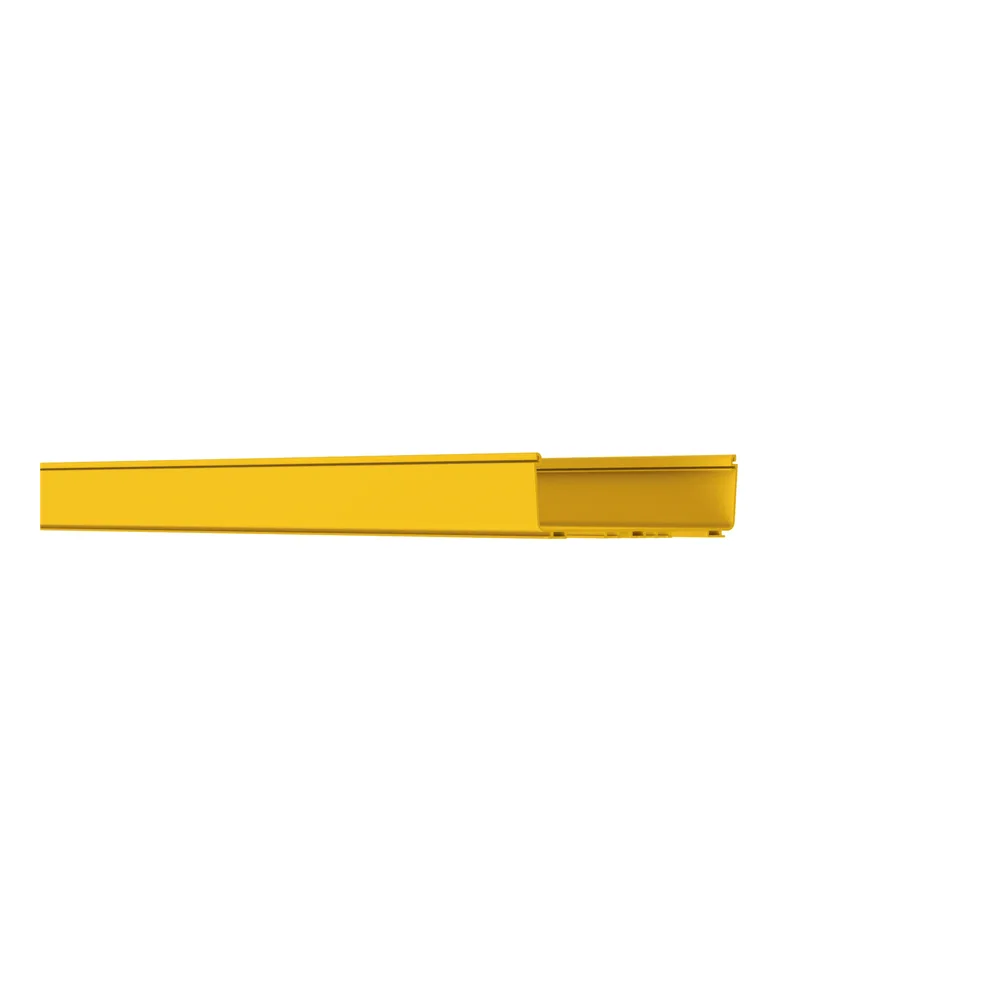 Canaleta FiberRunner™ 12X4, de PVC Rígido, Color Amarillo, 3 m. de Largo – vista 4