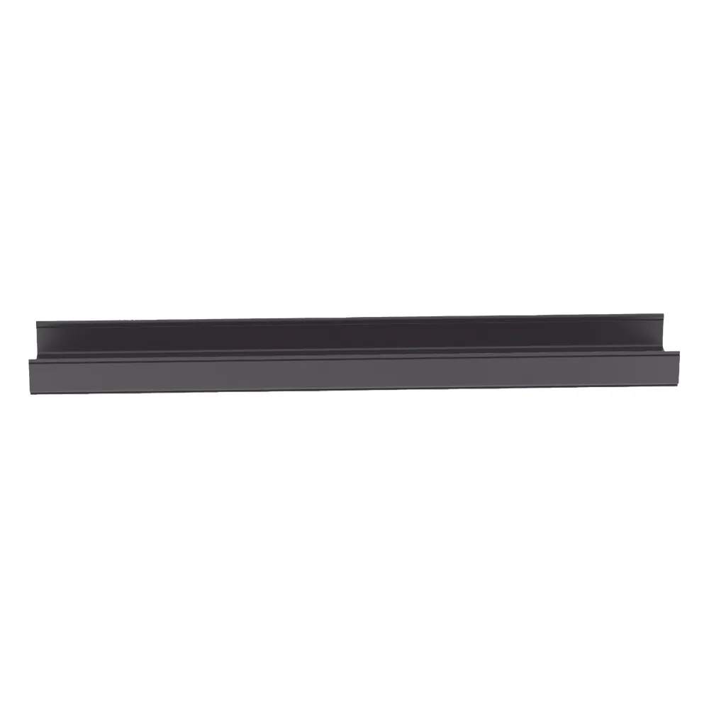 Canaleta FiberRunner™ 12X4, de PVC Rígido, Color Negro, 1.8 m de Largo – vista 2