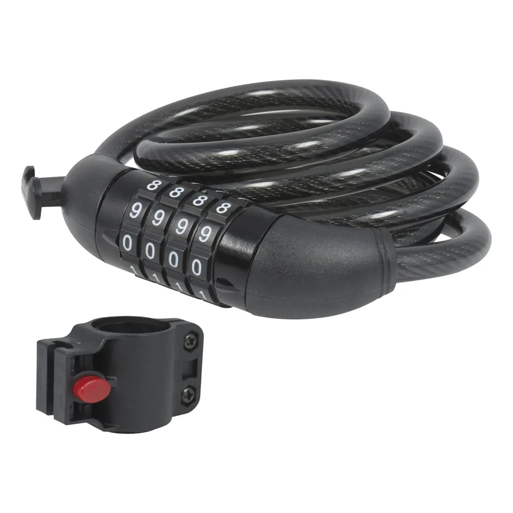 Candado de Cable de Combinación/ Longitud 120 cm / Nivel de seguridad 3/ Discos Programables.