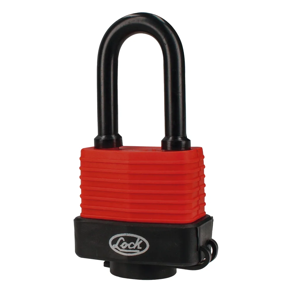 Candado Impermeable con Llave Estándar /Arco Largo de 46 mm/ Nivel de Seguridad 4 / Línea Comercial.