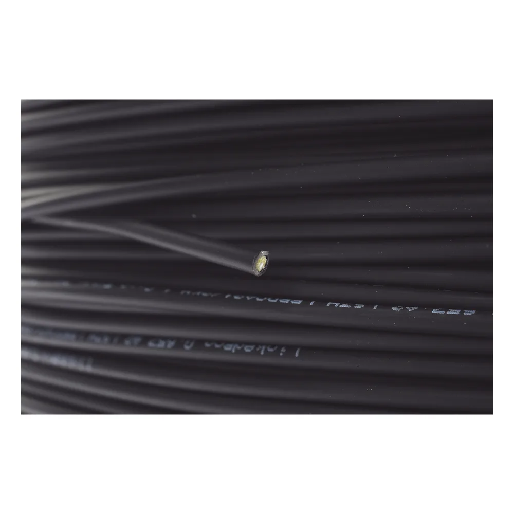 Carrete de 2 km de Fibra Óptica Aérea redonda (Figura 0) G.657A2 tipo Drop, Monomodo, 1 hilo, forro de 3 mm, Span 80m – vista 4