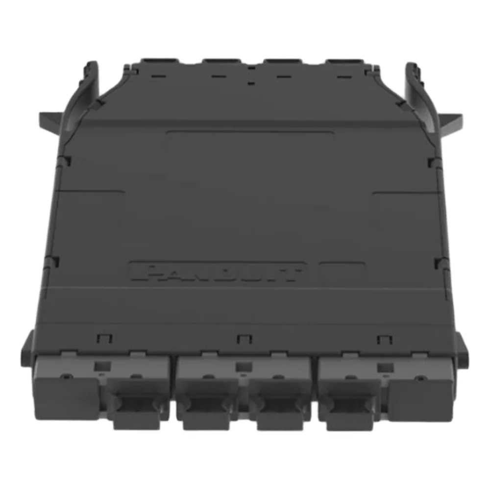 Cassette HD Flex? Para 32 Fibras Multimodo OM4, de 4 MPO(8F) Macho a 4 MPO(8F) Macho, Color Gris