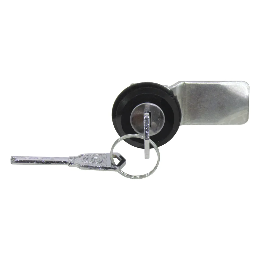 Cerradura con Paleta Metálica con 2 llaves para Gabinetes de Acero.