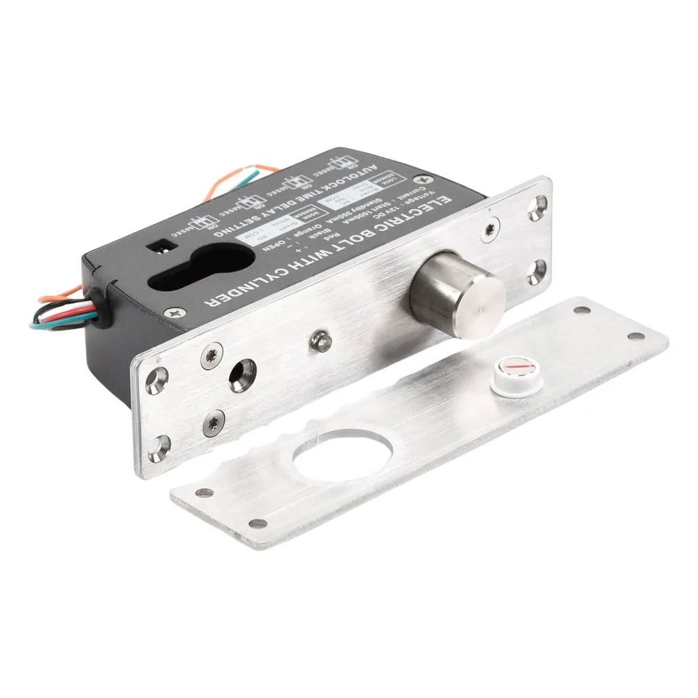 Cerradura de Perno 2000 kg de sujeción/ Cerrada en caso de falla (Fail Safe)/ Con temporizador y Sensor de puerta – vista 5