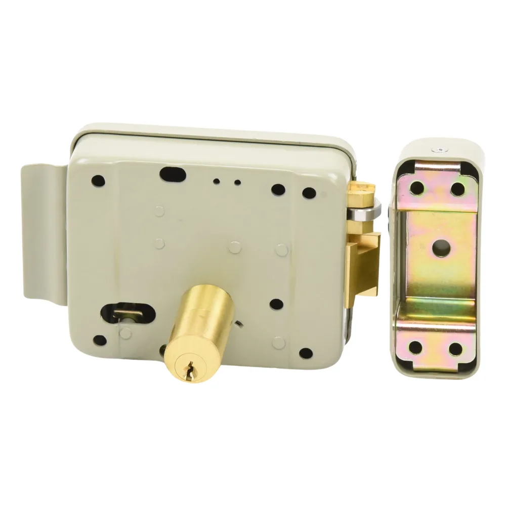 Cerradura Eléctrica con Botón de Salida / Incluye Llave  / Exterior / Izquierda – vista 5