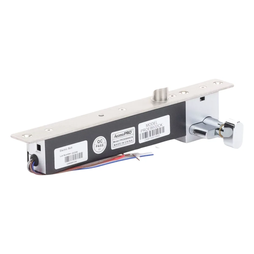 Cerradura Eléctrica de Perno deslizable, Cerrada en Caso de Falla (Fail Secure), Apertura con Llave en Caso de Emergencia – vista 7