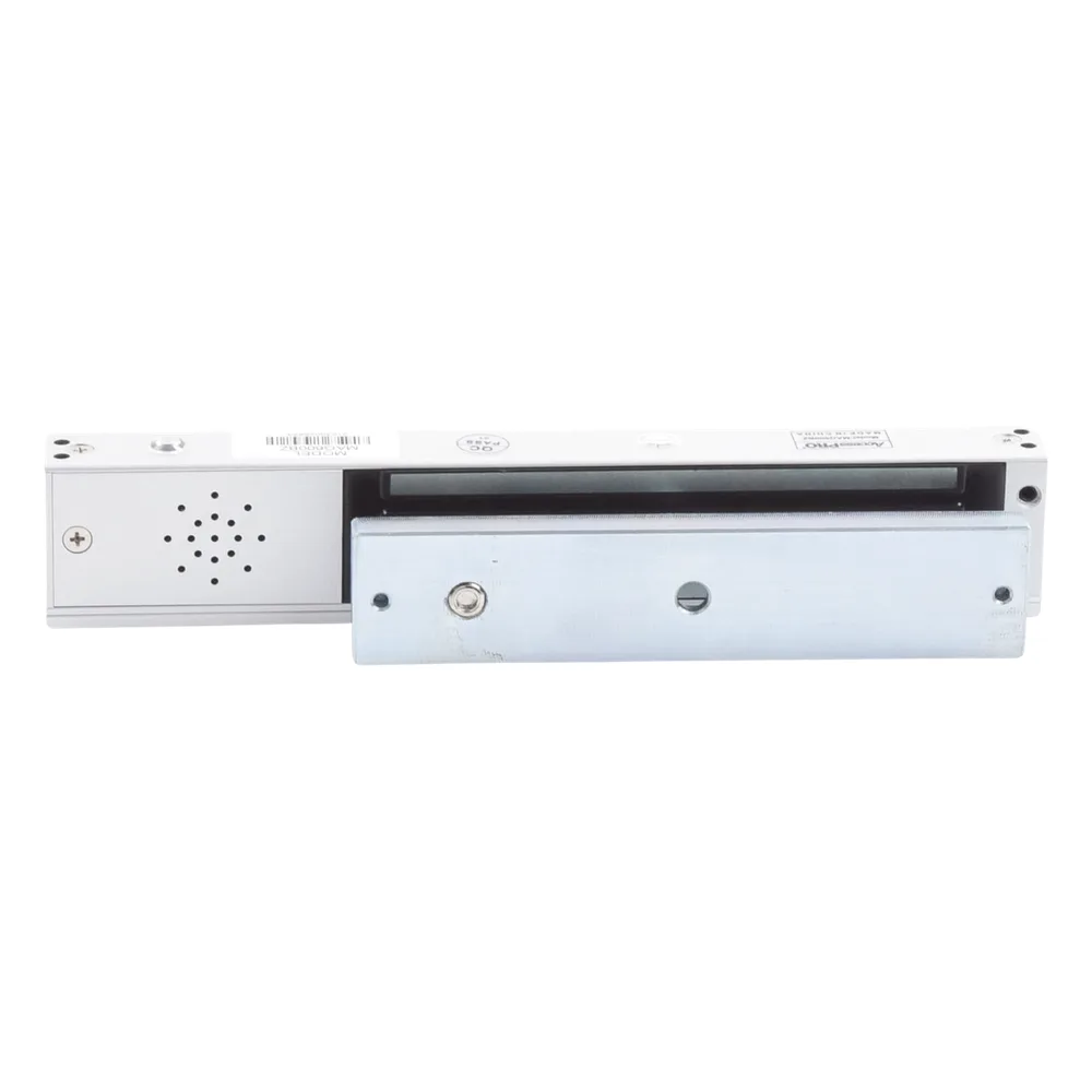 Chapa magnética 600Lb con Buzzer de alarma de puerta mantenida abierta / LED indicador de estado / Sensor de estado de placa/ Libre de Magnetismo Residual