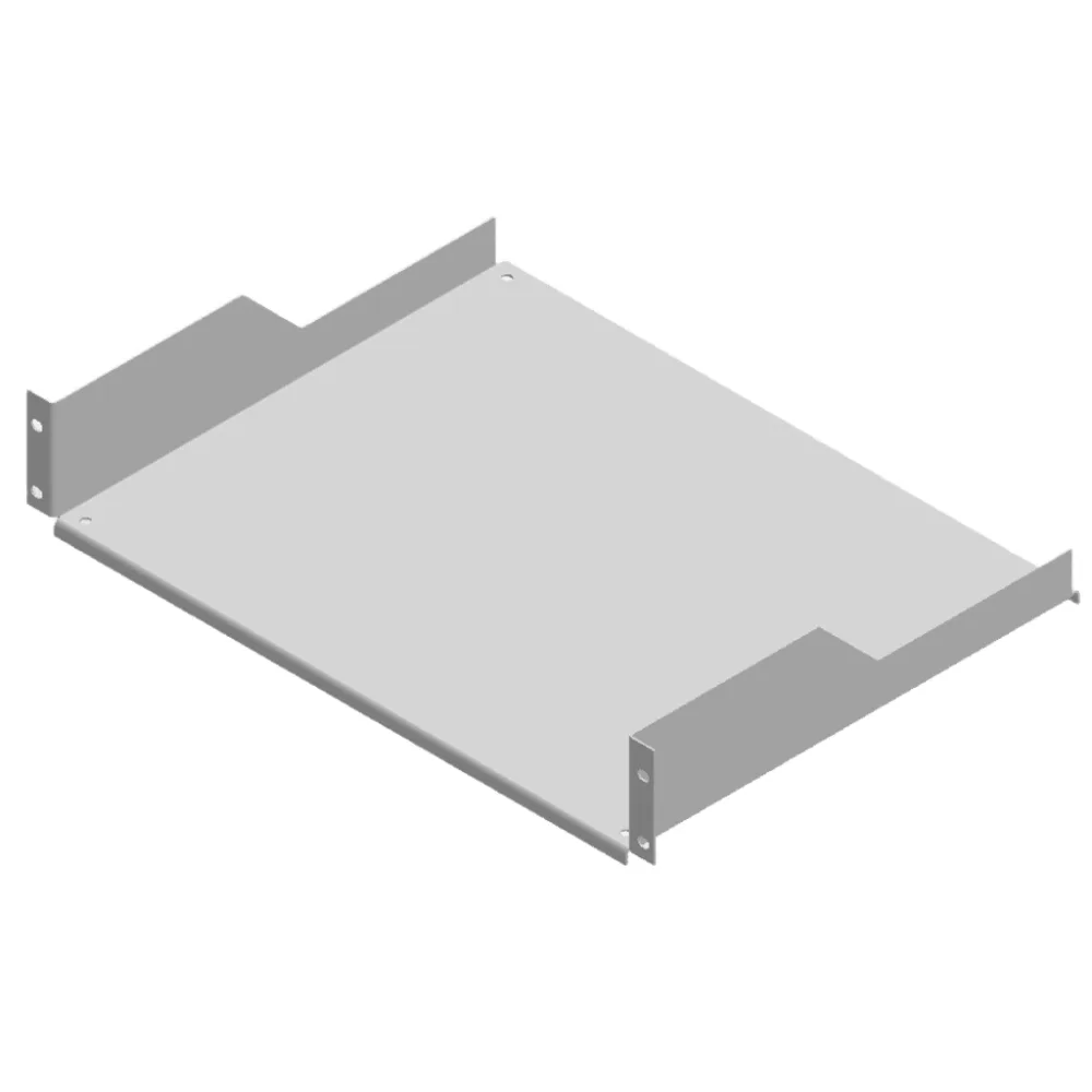 Charola para Rack / 19 Pulgadas / 34 cm (13.4 in) de Profundidad / 2UR / Acero Rolado en Frío / Soporte 15 Kg / Acabado Gris Mate