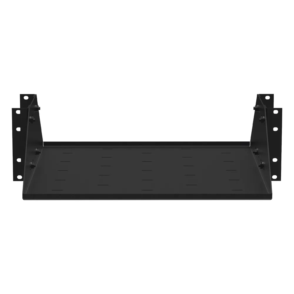 Charola para Soportar Equipos en Rack de 19", Profundidad Ajustable hasta 484 mm. 150 Kg  de Carga, Compatible con Racks de Doble Perforación, 3U – vista 3