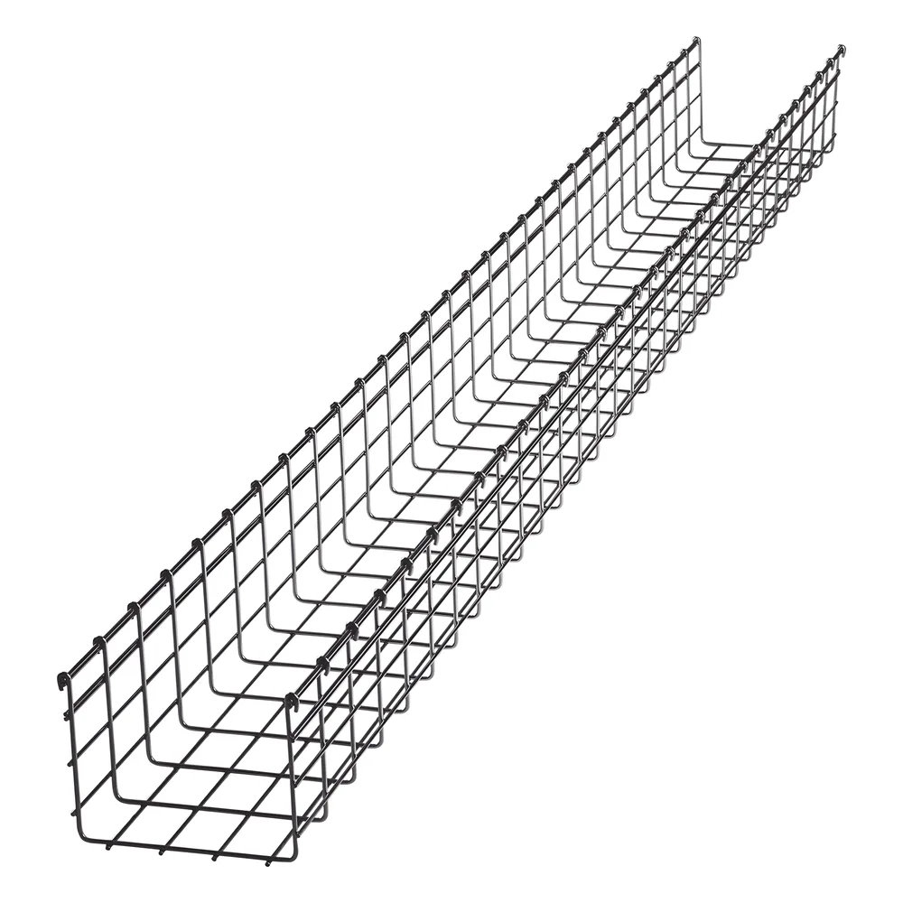 Charola Tipo Malla 116/200 mm, Acabado Electro Zinc, Hasta 369 Cables Cat6, Tramo de 3 Metros – vista 2