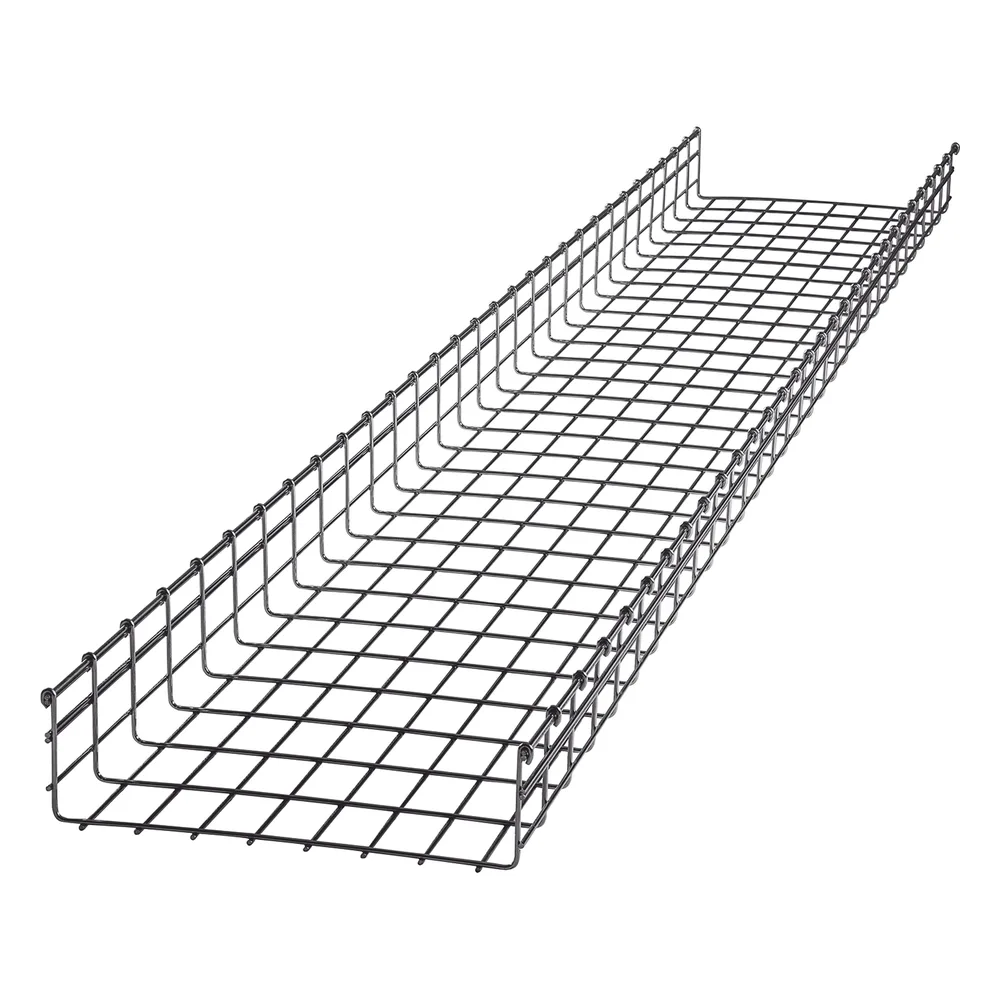 Charola Tipo Malla 116/400 mm, Acabado Electro Zinc, Hasta 738 Cables Cat6, Tramo de 3 Metros – vista 2