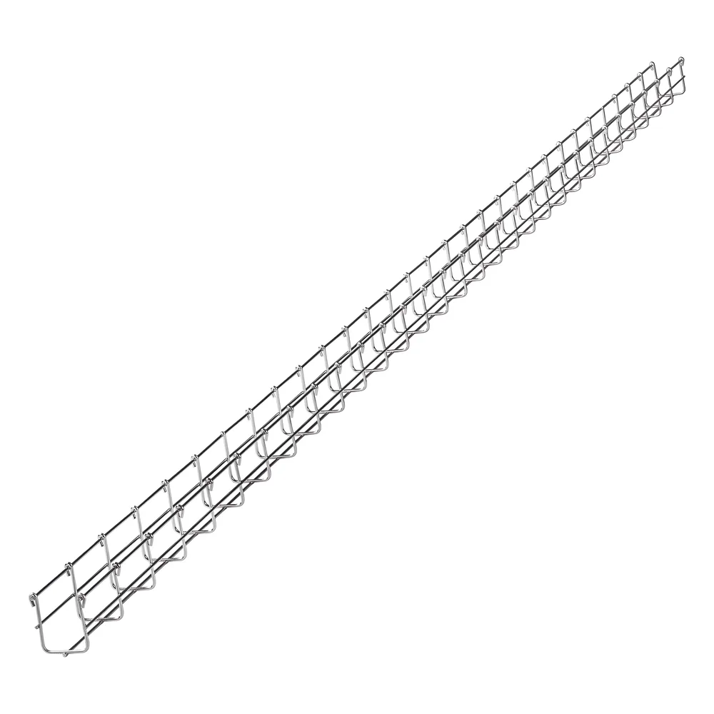 Charola Tipo Malla 66/500 mm, Acabado Electro Zinc, Hasta 525 Cables Cat6, Tramo de 3 Metros – vista 2