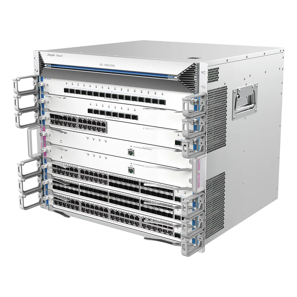 Chasis Switch Core hasta 6 slots para tarjetas modulares M7000 series