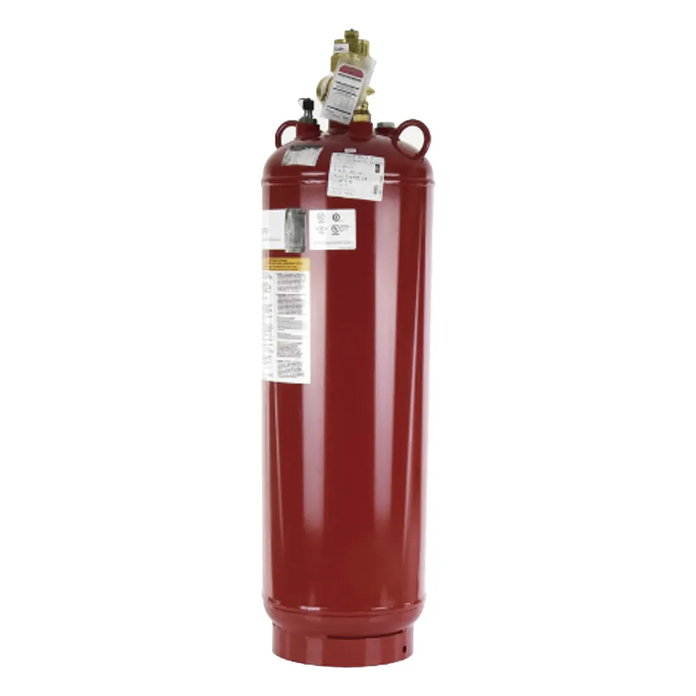 Cilindro con válvula de 350 lb de capacidad para sistema de extinción de agente limpio, con indicador de nivel de líquido, compatible con Kidde ECS-500 y ECS-500 Marine – vista 2