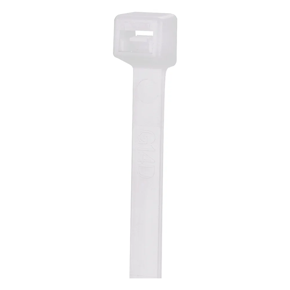 Cincho de Nylon 6.6 StrongHold™, 300mm largo x 3.6mm ancho, Color Natural, Plenum, Paquete de 100pz