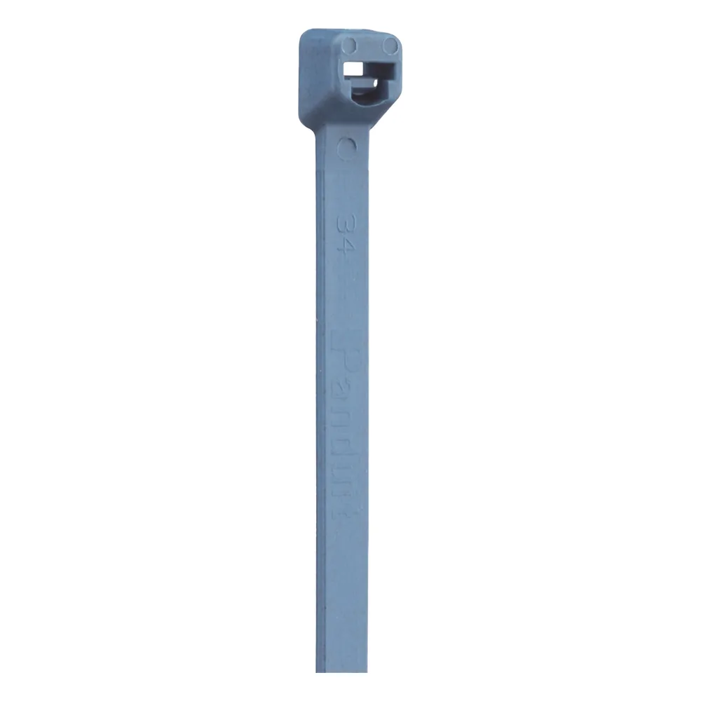 Cincho Pan-Ty™ 203mm Largo x 3.4mm ancho,  Intermedio de Nylon 6.6 y Metal Detectable, Color Azul. 100 Piezas. – vista 2