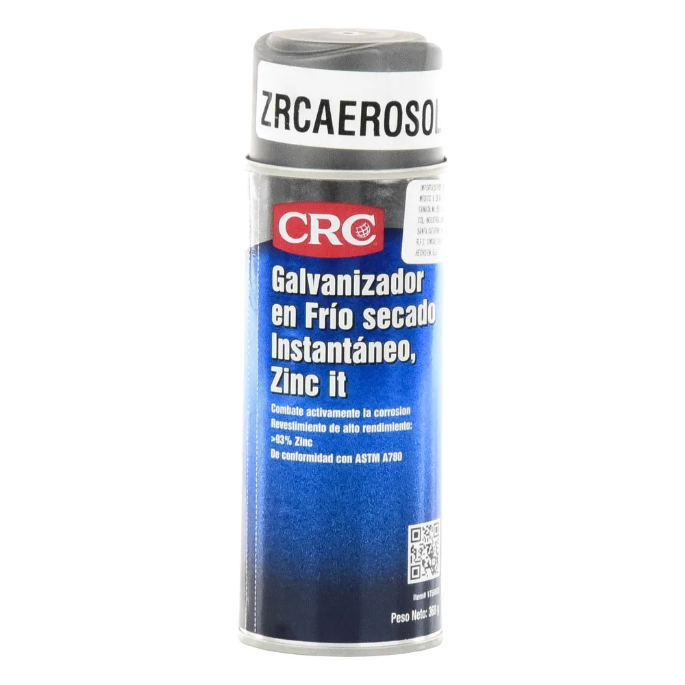 Compuesto Zinc en Aerosol  para Retoque de Piezas Galvanizadas por Inmersión en Caliente (386 gr.).