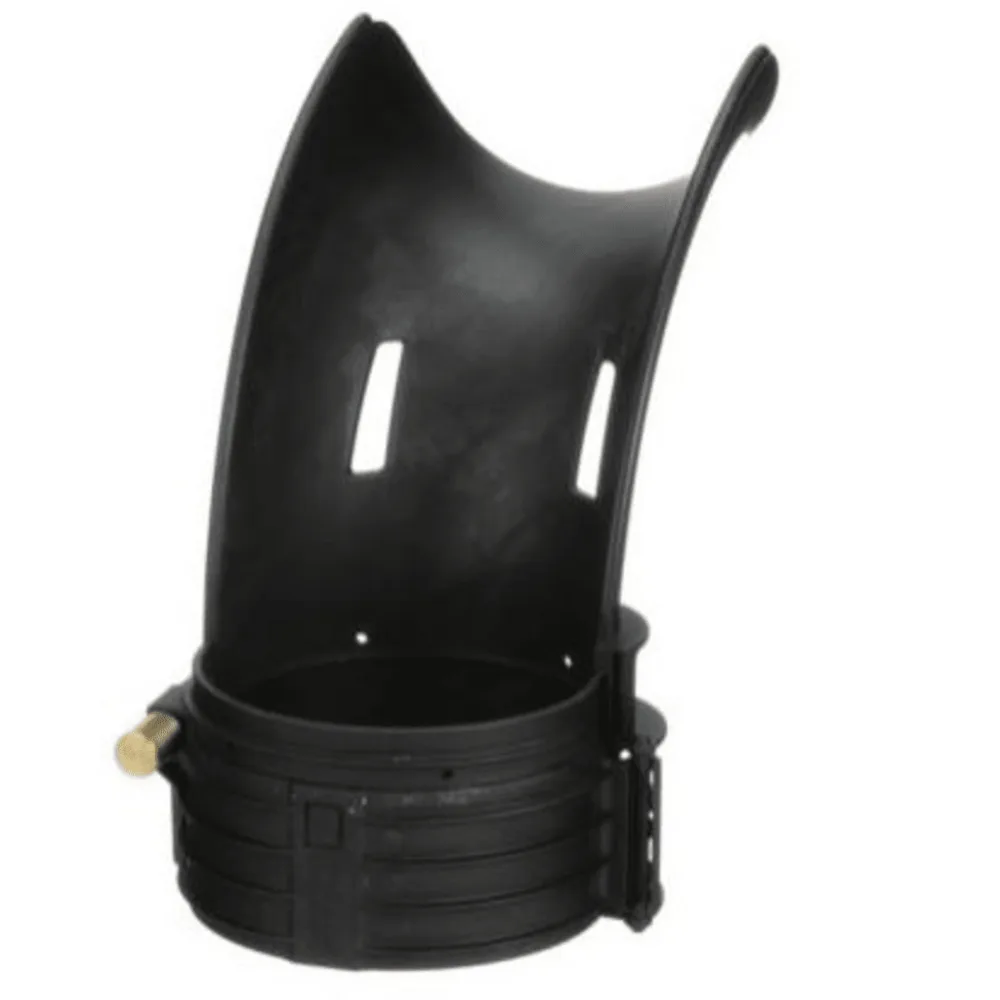 Conducto tipo cascada Tak-Ty™, 4 in, negro – vista 2