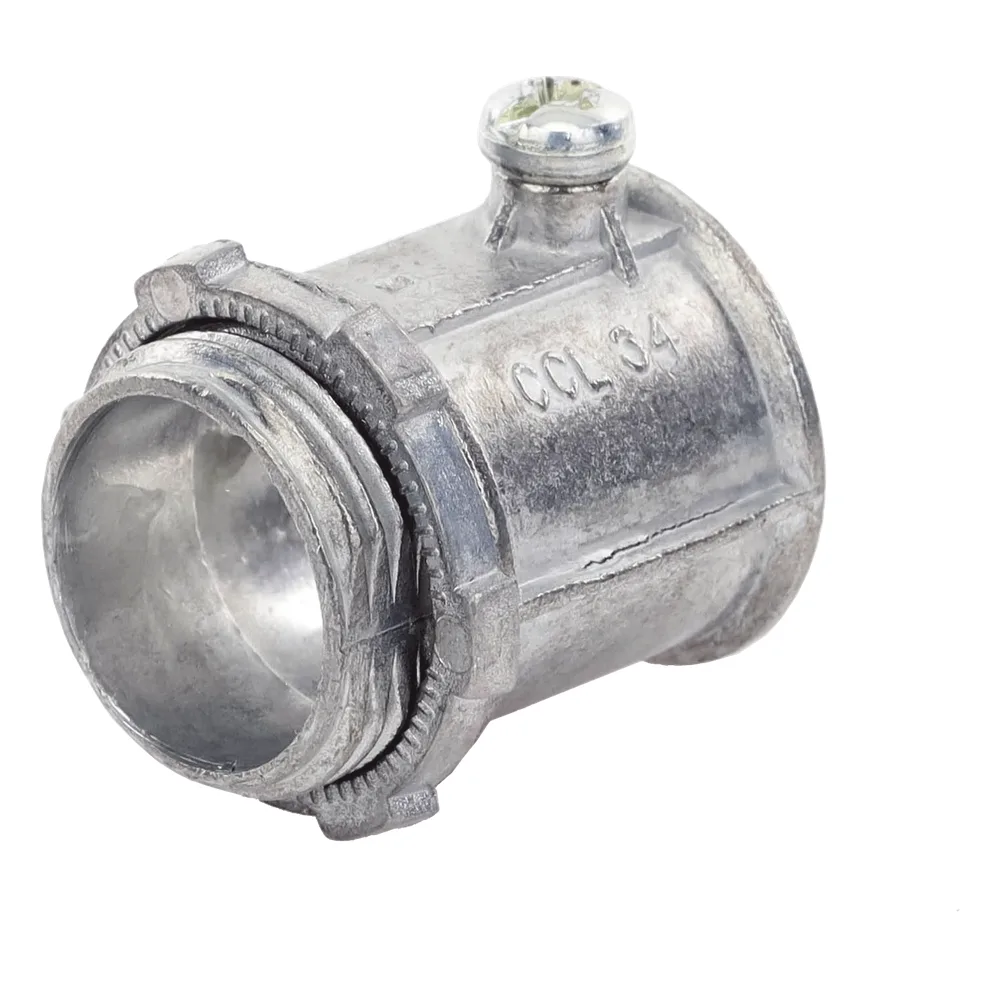 Conector de 3/4" para Tubo Pared Delgada con Tornillos Opresores. – vista 2