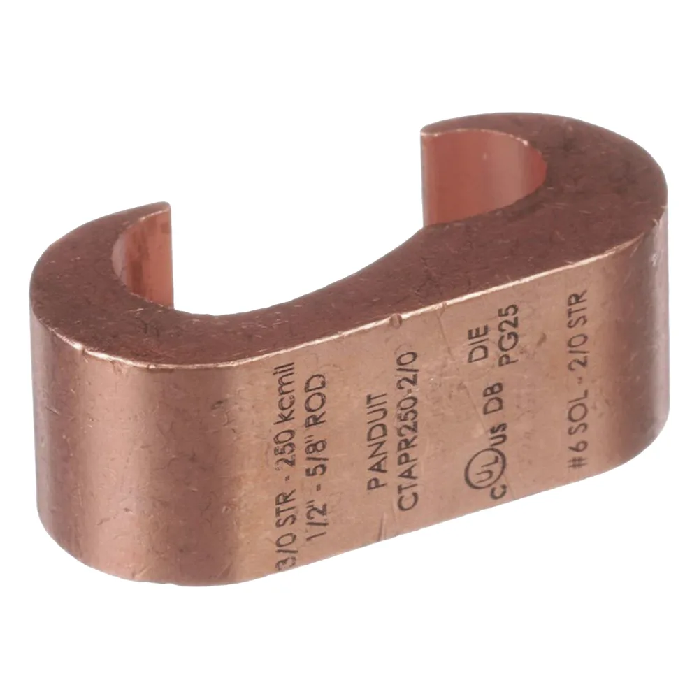 Conector de compresión a tierra de cobre Panduit CTAPR2/0-2-L, 1Pz – vista 4