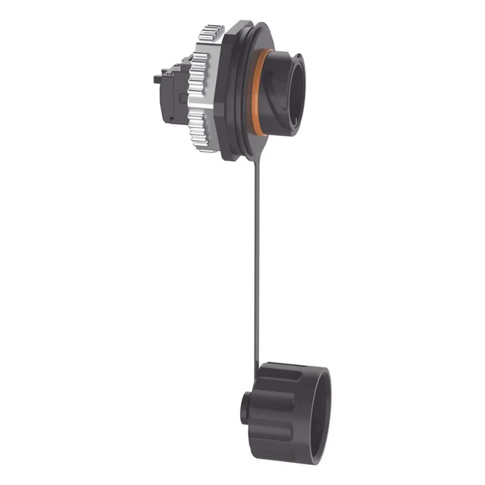 Conector Jack RJ45 de Uso Industrial Estilo TG, Blindado Categoría 6A, Con Tapa Protectora, Protección IP67 – vista 3