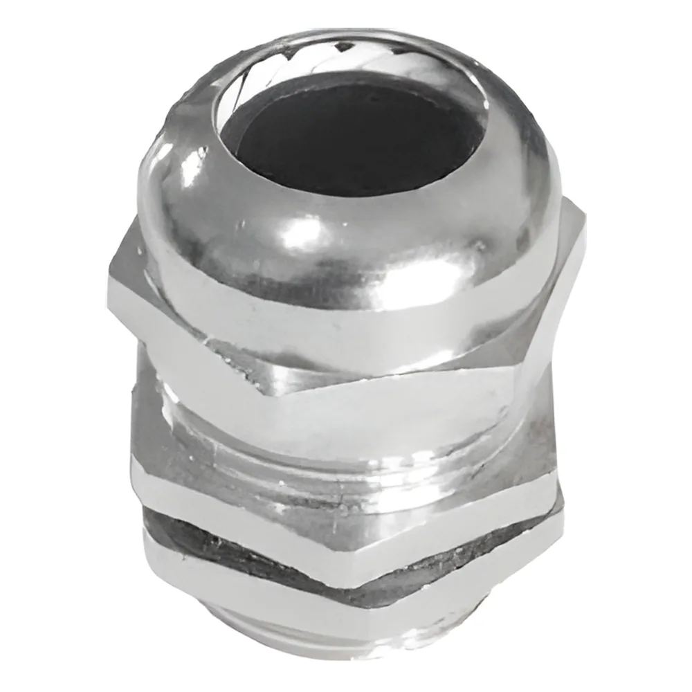 Conector Metálico Tipo Glándula para Cable de 10 a 14 mm de Diámetro.