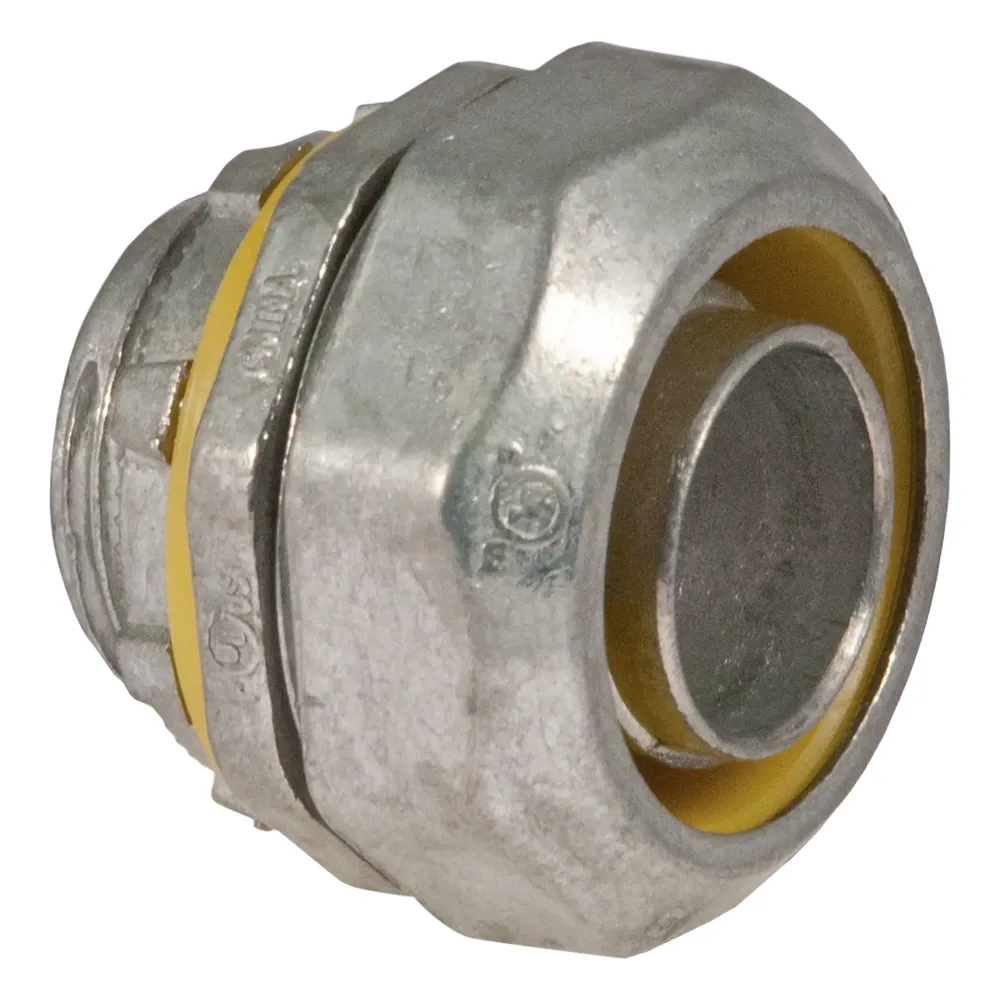 Conector recto metálico para tubería liquidtight de 2" (51 mm).