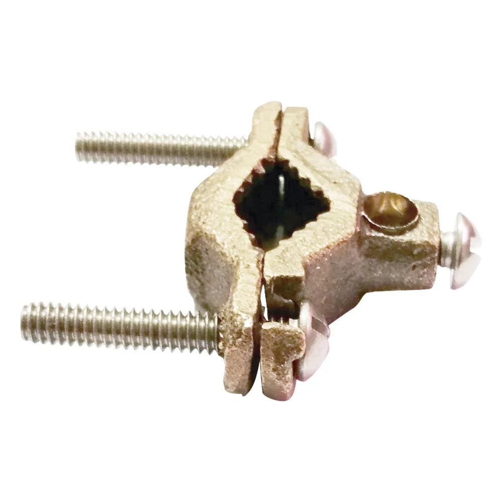 Conector Tubo a Cable / Bronce 100% / Tubo hasta 1 1/4 in / Cable 4 AWG / Aterrizaje Torres TZ / Sin Soldadura – vista 2