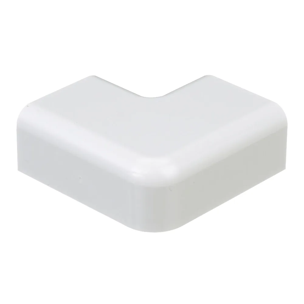Conexión en ángulo recto "L", para uso con canaleta LD10, material ABS, Color Blanco – vista 4
