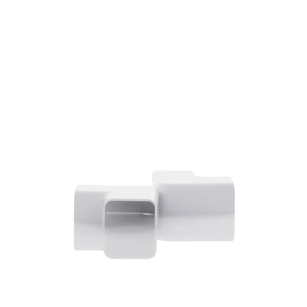 Conexión en ángulo recto "L", para uso con canaleta LD10, material ABS, Color Blanco – vista 5