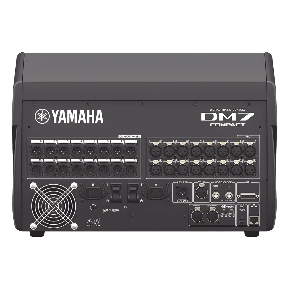 CONSOLA DE MEZCLA DIGITAL DE AUDIO 72 CANALES 48 MEZCLAS C/ DANTE I/O (DM7 COMPACT) – vista 4
