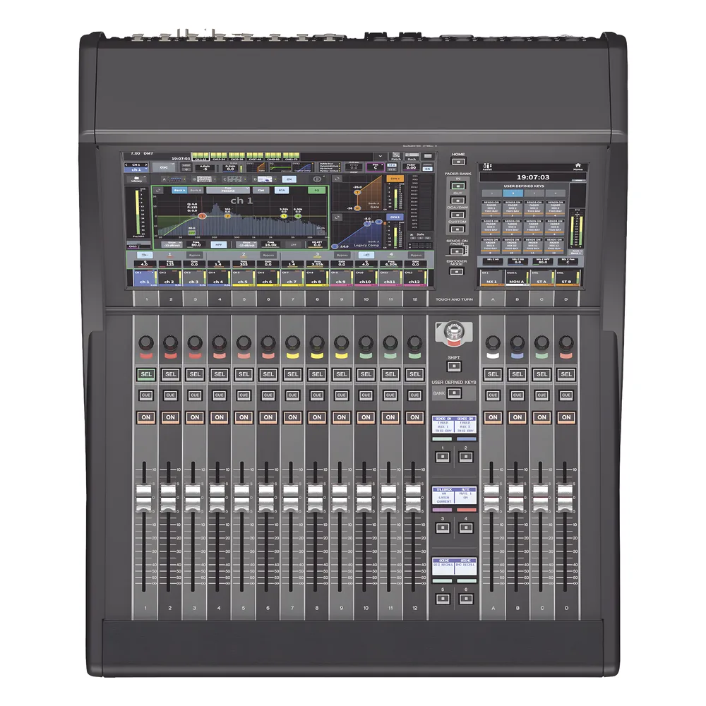 CONSOLA DE MEZCLA DIGITAL DE AUDIO 72 CANALES 48 MEZCLAS C/ DANTE I/O (DM7 COMPACT) – vista 5