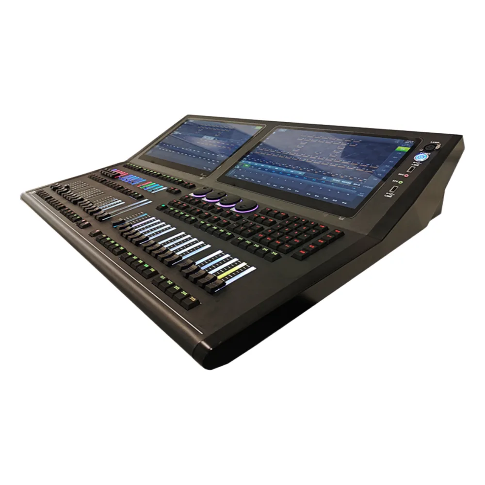 CONSOLA TOUCH SCREEN 2 PANTALLAS 15.6" | DMX 6144CH PARA LIGTHING